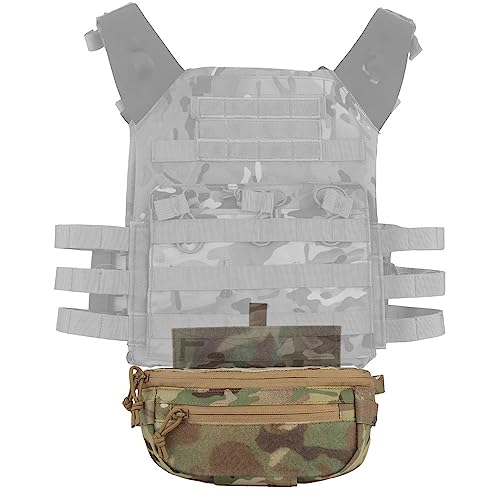 Pochette sous-abdominale double usage avec porte-garrot élastique gilet