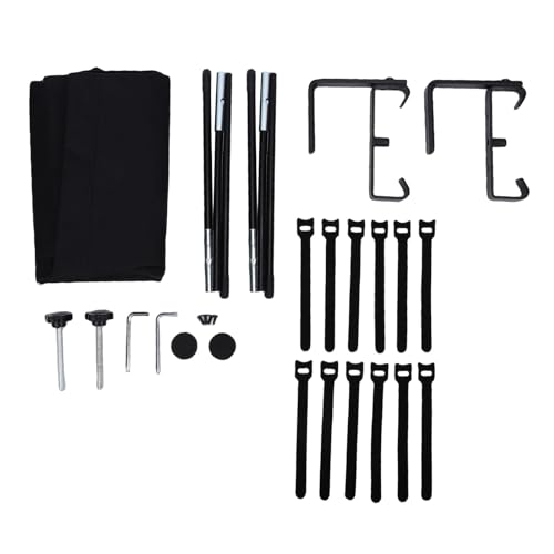 Zopsc Organizador de Cables Bajo Escritorio Bandeja con Tornillos Durable para conducción de cables 28 pulgadas miniatura 5