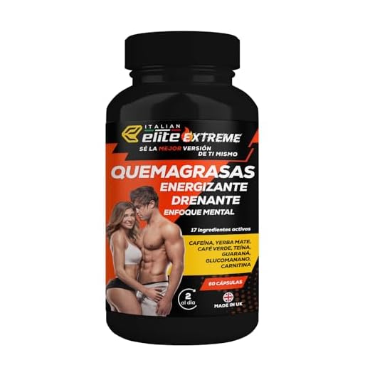 Elite Extreme, Quemagrasas potente para adelgazar 60 cápsulas. Termogénico Drenante Diurético Energizante, muy rapido y efectivo para Hombre y Mujer.
