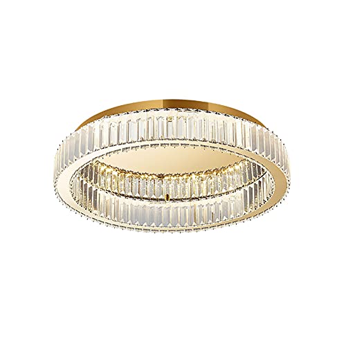 Plafonnier LED cristal tricolore fini la lumière agressive en chambre