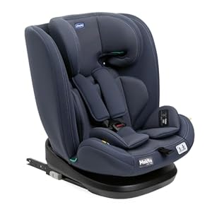 Chicco Kindersitz Mokita I-Size, mit Isofix-System, für Kinder zwischen 76 und 150 cm Körpergröße, verwendbar ab 15 Monaten, inklusive Einsatz, India Ink