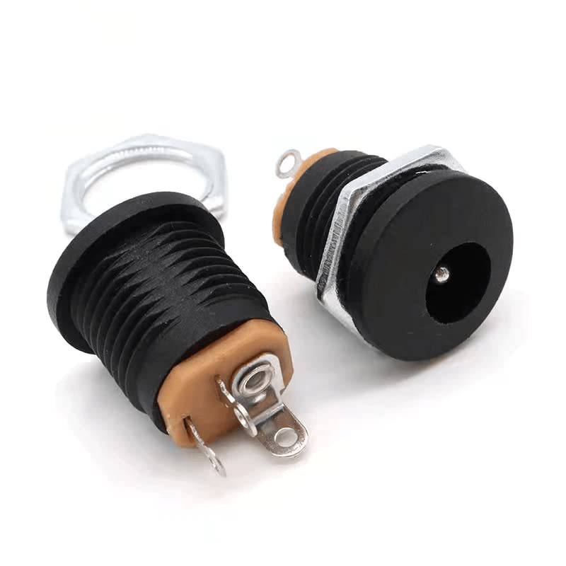 SRS ALL Electronic Components (DC Power Jack Socket Panel Mount (20-QTY))