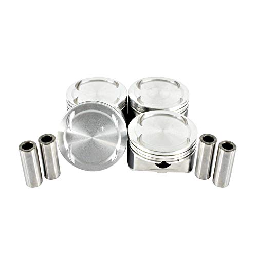 DNJ P181 Piston Set for 2009-2015 / Hyundai, Kia/Forte, Forte Koup, Forte5, Optima, Rondo, Santa Fe, Sonata, Sorento, Sportage, Tucson / 2.4L / DOHC / 16V / VIN 1, VIN 2, VIN 3, VIN 6, VIN 7