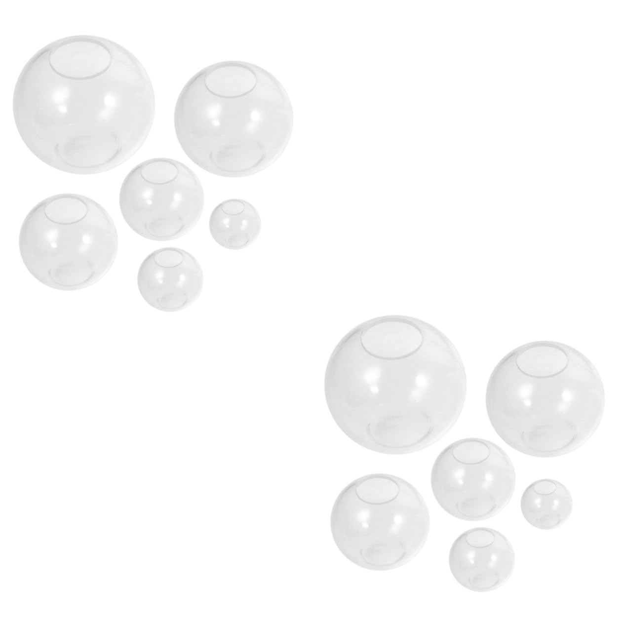 SHINEOFI 12piezas Moldes De Silicona Para Esferas Para Fabricación De Bolas De Cristal Moldes De Manualidades Para Decoraciones y Personalizados