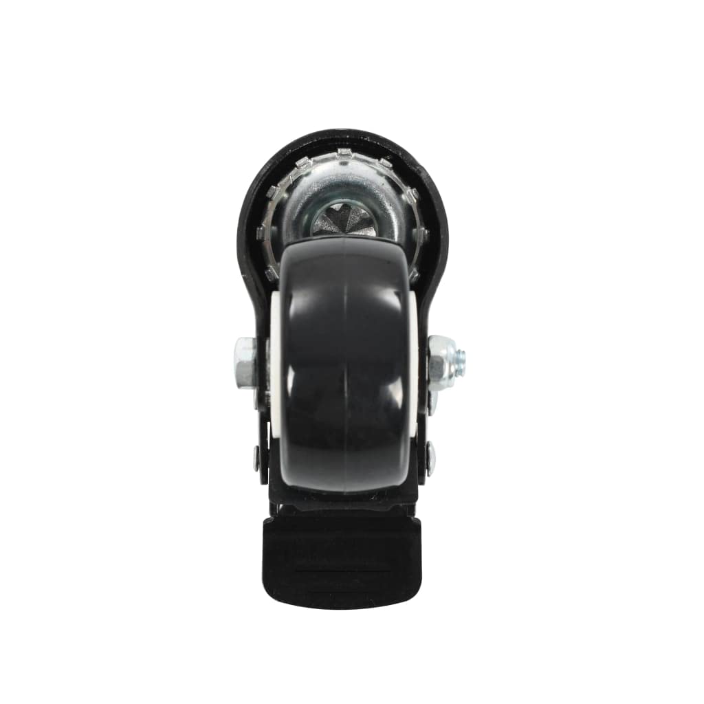 Ruedas giratorias con frenos, 8 unidades, 50 mm, de polipropileno y hierro, para carros con plataforma, carretilla, logística de almacén, manejo y transporte de materiales con funcionamiento