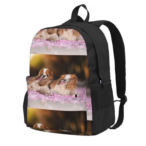 Sac à dos d'école Cavalier King Charles Spaniel pour PC