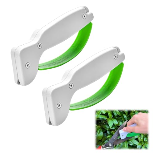 2 Aiguiseur Couteau,Aiguiseur Manuel de Couteau,Aiguiseur de Couteaux de Poche Portable,Affûteur de Lames D'outils de Jardin,Affûteur de Couteaux Portatif...