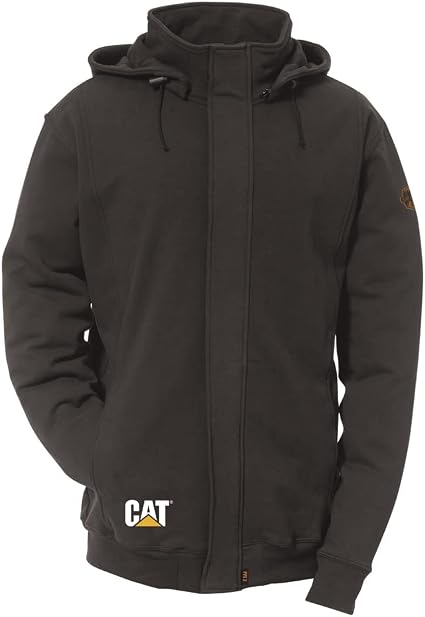 Amazon.com: Caterpillar Sudadera resistente al fuego para hombre con  capucha extraíble (tamaño regular y grande y alto) : Patio, Césped y Jardín