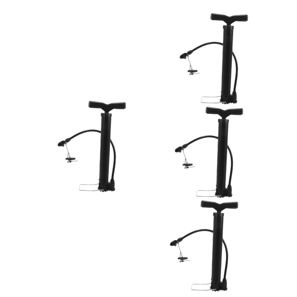 HANABASS 4piezas Bomba De Aire Portátil para Balones De Baloncesto y Fútbol Inflador Manual Compacto y Ligero para Uso Casa y Movimiento Diseño Amigable y Duradero