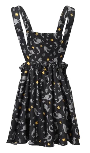 Image of CutiePlusU Women's Suspender Dress Adjustable Suspenders Skirt Cartoon Printed Overalls
