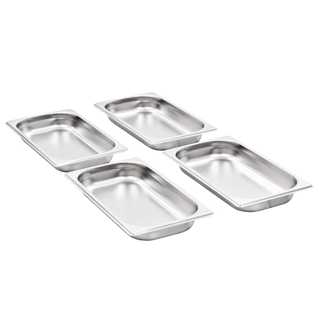 Narzędzia domowe-Pojemniki Gastronorm 12 szt. GN 1/3 40 mm Stal nierdzewna