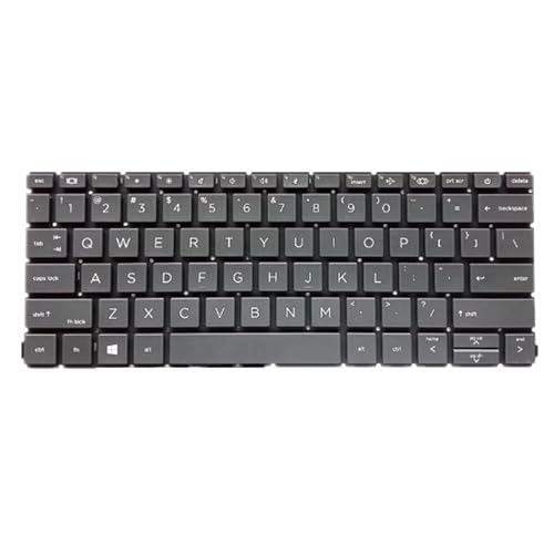 Teclado portátil para HP Pro x360 435 G10 versión US repuesto de teclas negras distribución americana