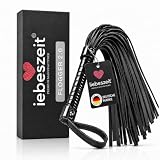 LIEBESZEIT® Premium Peitsche Flogger - NEUHEIT 2026 - SM BDSM Whip Für Frauen & Männer für Sexspiele - Sex Sexspielzeug Domina - Fetisch Gerte für Paare hart - Sex-Toys Spanking Fetish Extrem