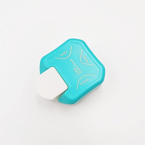 Miniatura 2 de Cortador de esquina de papel 3 en 1, perforador para manualidades, fabricación de tarjetas fotográficas y álbumes de recortes (verde)