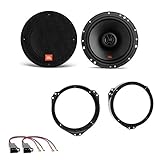 Passend für Opel: Lautsprecher Einbauset kompatibel mit Omega B Vectra B Zafira A B vorne JBL Stage2 624 16,5 cm Koaxial 2-Wege Lautsprecher 40 Watt 4 Ohm