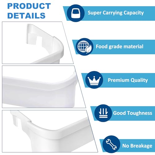 240351601 Refrigerator Freezer Door Bin Door Side Shelf Compatible with Kenmore Frigidaire Refrigerator by SENMEDO - Image 3