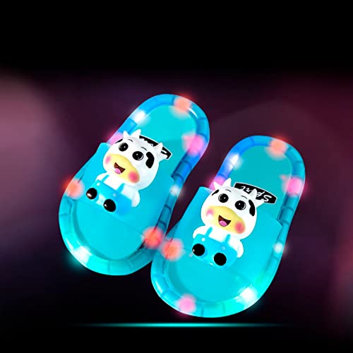 Toddler Girls Boys Light Up Slippers 2025 Summer Stylish Cute 𝐂artoon Animal Luminous Slides Kids Slippers Toddler Girl2