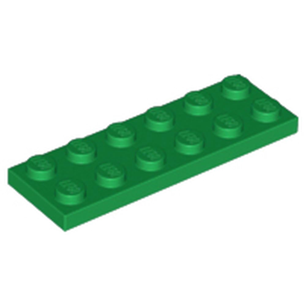 LEGO Plate 2 x 6 Part 3795, Part 3795, Choose Your Colour (Green, 50, Bricks) โ image 1