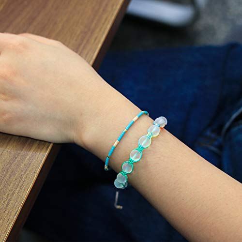 KELITCH Miyuki Friendship Bracelet Boho Seed Beads Women Thin Strand Bracelets Adjustable2