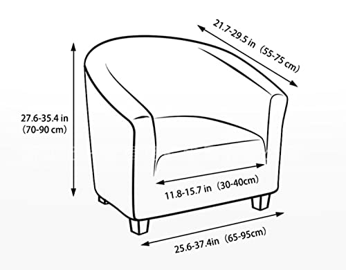 Fundas de sillón elásticas para evitar manchas juego de 2 lavables verde 5