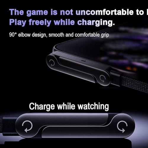 Image of Invisible Holder Charger Cable with Stand, 65Super Fast Charging 2-in-1 Fast Charging Cord & Multi-Angle Phone Stand for Gaming, Office, Car Travel, Type-C Charging-Cable (USB Type C - 1.5m)