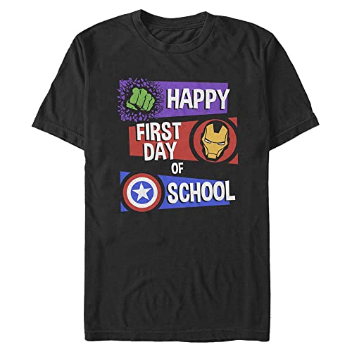 T-shirt Marvel Noir Homme 4XL Grande Taille Finis les Hauts Trop Courts