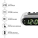 Sharp Digital Alarm Clock - Ascending Alarm Begins Faintly and Grows Increasing Louder, Gentle Wake Up Experience, Dual Alarm - Battery Back-up, Easy to Use with Simple Operation