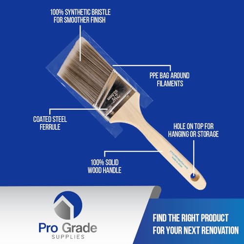 Pro Grade - Paint Brushes - Paint Brush Set (2.5\" A 3pc. VAR)