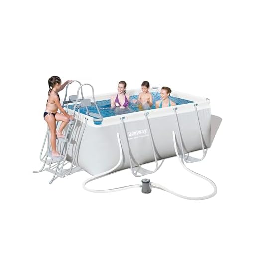 Bestway 8321300 Piscina Rectangular Con Hidrobomba 287X201X100 Cm