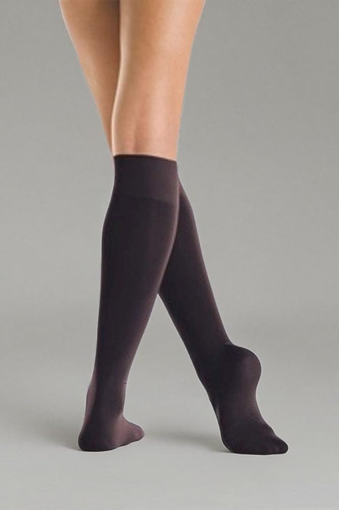 Mondor Light Opaque Knee High Skating Socks (Black, Junior) - Image 2