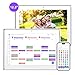 12.3 Inch Digital Calendar, 1920x1280 IPS Digital Picture Frame, 32GB Touch Screen Wall & Desk Digital Planner for Schedule, Photo Display, Meals, Chore Chart & Tasks