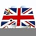 Obrus ​​Union Jack, Great British Union Jack Table Cover Velvet Linen-2022 Jubilee Celebration Party Supplies Home Decor zastawa stołowa, 23.6x23.6/59/70.8 Cal