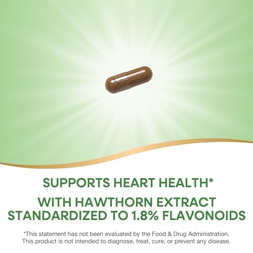 Nature's Way Hawthorn Standardized Extract, Supports Heart Health*, 90 ct - image 3