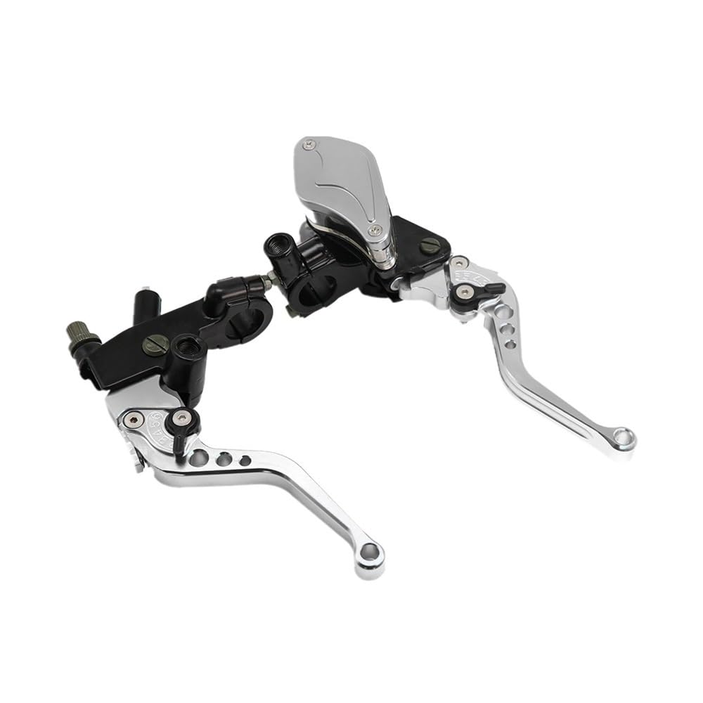 Dagmara Silver 22Mm Adjustable Handle Hydraulic Clutch Brake Pump Master Cylinder Motorcycle Universal For Motorbike Accessories