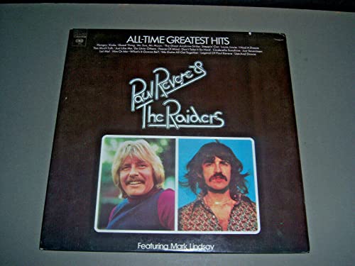 Paul Revere & The Raiders All Time Greatest Hits vinyl record