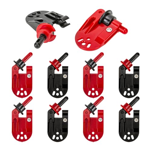 SWTHM 10Pcs Planer Board Release Clips, Tension Snap Release Clips Fishing in-line Side Clip for Offshore Tackles Downrigger Trolling Fishing Release Clips
