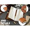InnoBeta Anime Gifts for Men Women, Anime Lovers Journal Notebook with Pen, Refillable Sketchbook, Travel Diary, Lined Planner, 7x5 Inches, Brown - Image 3