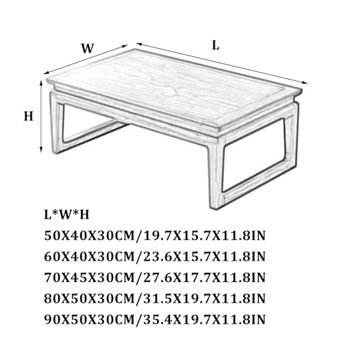 Table basse au sol en orme pour optimiser les petits salons - 4