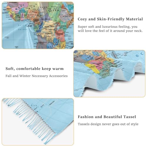 OTVEE Long Scarves for Women with Fringe,Super Soft Cashmere Feel Scarf Wraps and Pashminas for Women Ladies Girls4