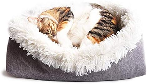 Eidoct Furry Self Warming Cat Bed Mat for Cats Small Dogs,Function 2 in 1 Soft Plush Blanket for Indoor Cats Dogs Fluffy Pet Bed (Canary Yellow)