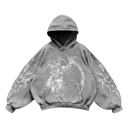 Sweat à capuche graphique confortable pour un style urbain de mi-saison