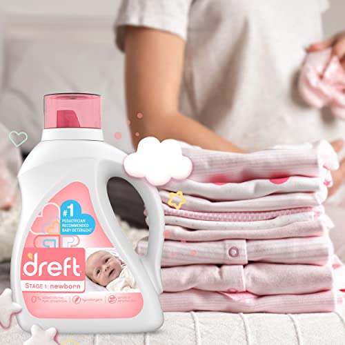 Dreft Stage 1: Newborn Baby Liquid Laundry Detergent, 114 Loads, 165 Fl Oz(Packaging May Vary) #TOP5