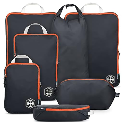 Large 7-Piece Packing Cubes Set