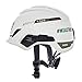 MSA 10194783 H1 V-Gard Helmet With Fas-Trac III Ratchet Suspension | Polyethylene Shell, Superior Impact Protection, Self Adjusting Crown Straps - Standard Size in White