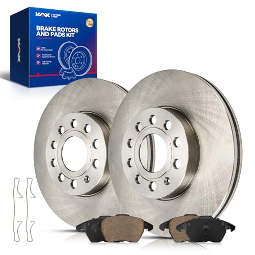 Image of KAX Front Brake Kit Fits Volkswagen Jetta 2005-2014, Eos 2009-2012