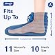 NEWGO DE Wärmesocken für Mikrowelle - Körnerkissen Schuhe Damen & Herren Wärmeschuhe Hot Socks Körnersocken Fußwärmer (Blau)