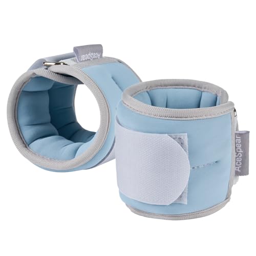 AceSpear Ankle Weights Sets for Men Women Kids 1lb 2lb 3lb 4lb 5lb Leg Weights Arm Wrist Weights Gym for Foot Exercise Training Workout Walking Jogging Yoga