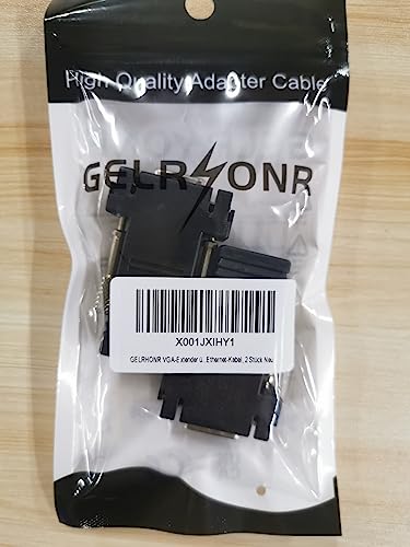 GELRHONR Adattatore da VGA a RJ45, VGA a 15 pin