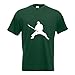 Kiwistar Ninja T-Shirt Homme imprimé Motif Fun Motif Coton S M L XL XXL en 15 Couleurs différentes