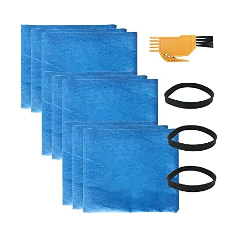 S SMILEFIL 9 Pack Blue Cloth Reusable Dry Filter Bags Compatible with Stanley 25-1217 1-5 Gallon Wet/Dry Vacuums Cover